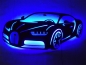 Preview: Bugatti Chiron - ca 100cm breit mit LED Farbwechsel-Beleuchtung