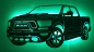 Mobile Preview: Dodge Ram - ca 100cm breit mit LED Farbwechsel-Beleuchtung