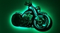 Mobile Preview: Dreambike - ca 80cm breit mit LED Farbwechsel-Beleuchtung