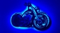 Mobile Preview: Dreambike - ca 80cm breit mit LED Farbwechsel-Beleuchtung