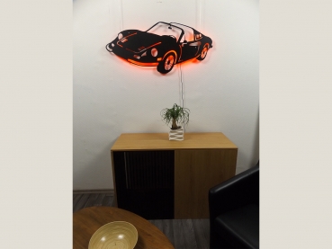 Ferrari Dino - ca 100cm breit mit LED Farbwechsel-Beleuchtung