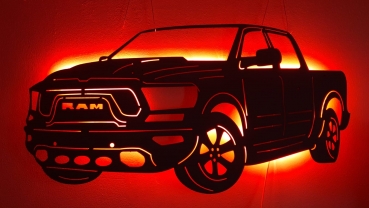 Dodge Ram - ca 100cm breit mit LED Farbwechsel-Beleuchtung