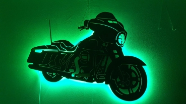 Harley Davidson Sport Glide - ca 80cm breit mit LED Farbwechsel-Beleuchtung