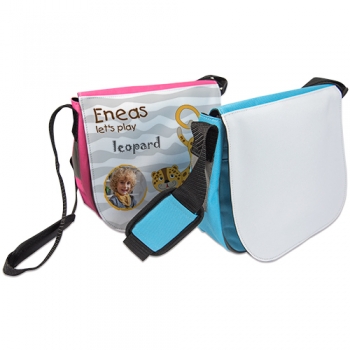 Kindergartentasche mit wechselbarer Lasche, Farbe hellblau oder rosa Größe 200 x 190 x 80 mm