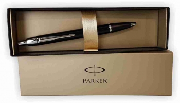 Kugelschreiber Parker schwarz mit Ihrer Wunschgravur